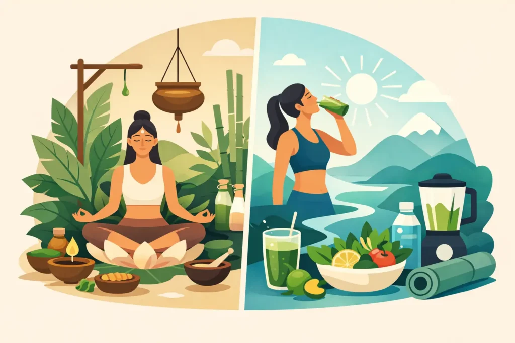 Panchakarma oder klassische Detoxkur?